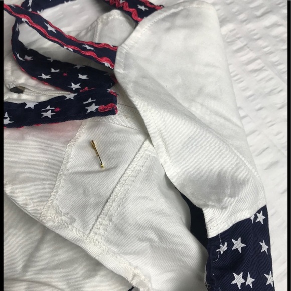 Girls Sailer Sunsuit with Hat and Pin Embroidered - Picture 8 of 10